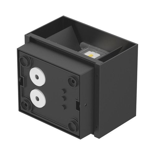 צמוד קיר שחור GLOW UP&DOWN 10W 15°~120° IP65 אור ניטרלי