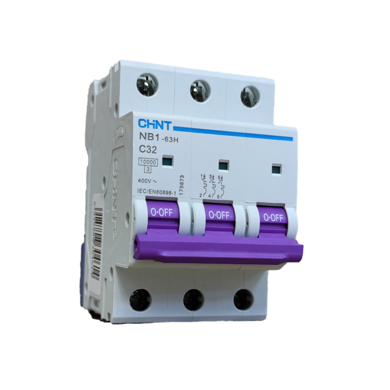 מנתק מעגל ח"א תלת-פאזי 10KA C-32A Chint