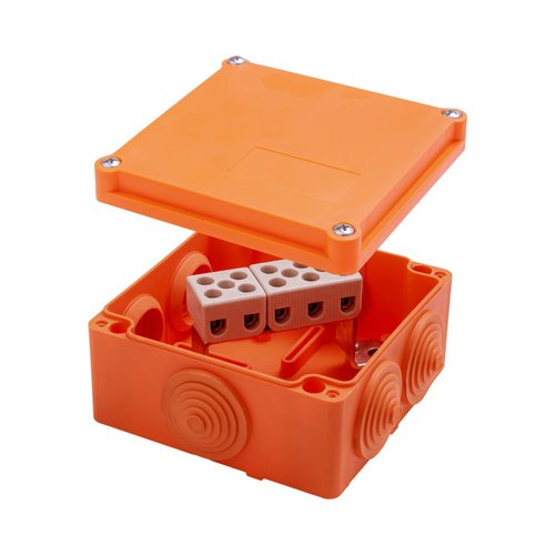 קופסה חסינת אש E90 דגם PO 105 5X2.5mm² 105X105X59