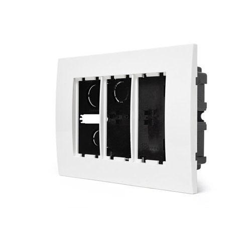 עמדת HOME & OFFICE תחת הטיח 6 מודול, ללא אביזרים