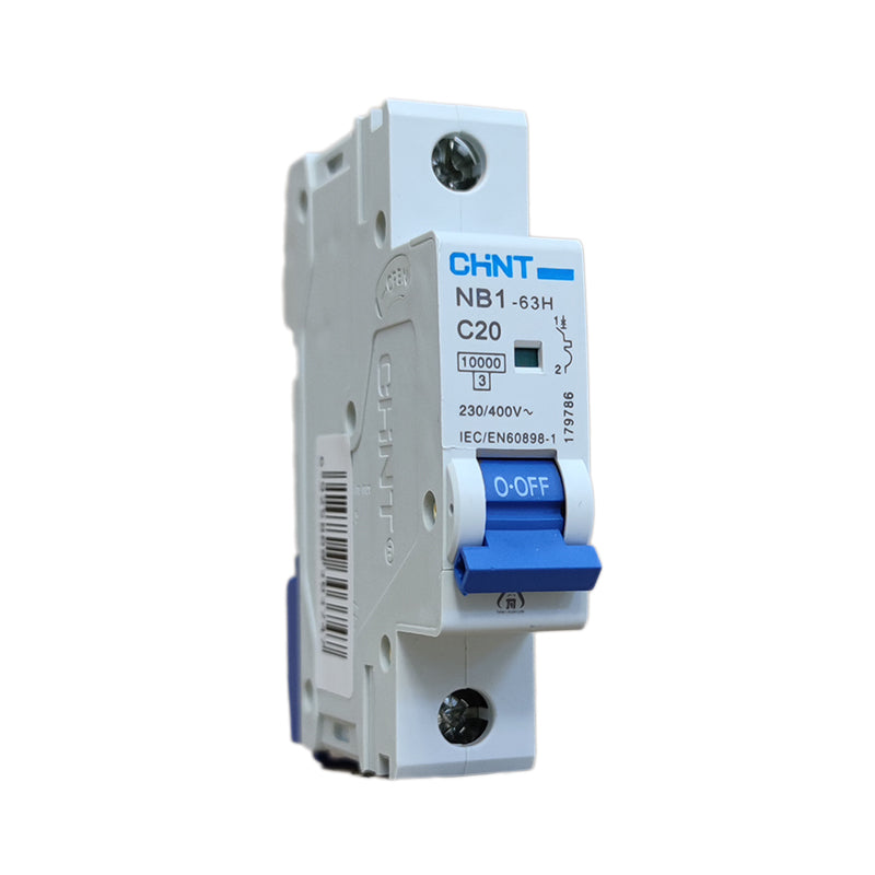מנתק מעגל ח"א חד-פאזי 10KA C-20A Chint