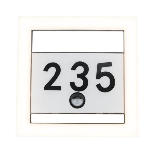צמוד קיר אפור כהה ALICE PIR LUTEC 13W IP44 כולל חיישן תנועה אור חם