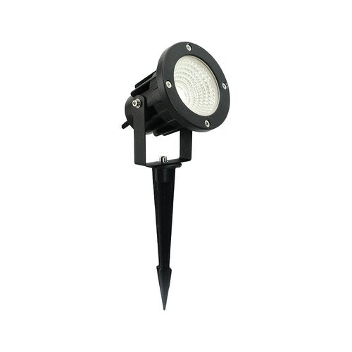 דוקרן שחור לגינה 12W 12-24V AC/DC IP65 אור חם