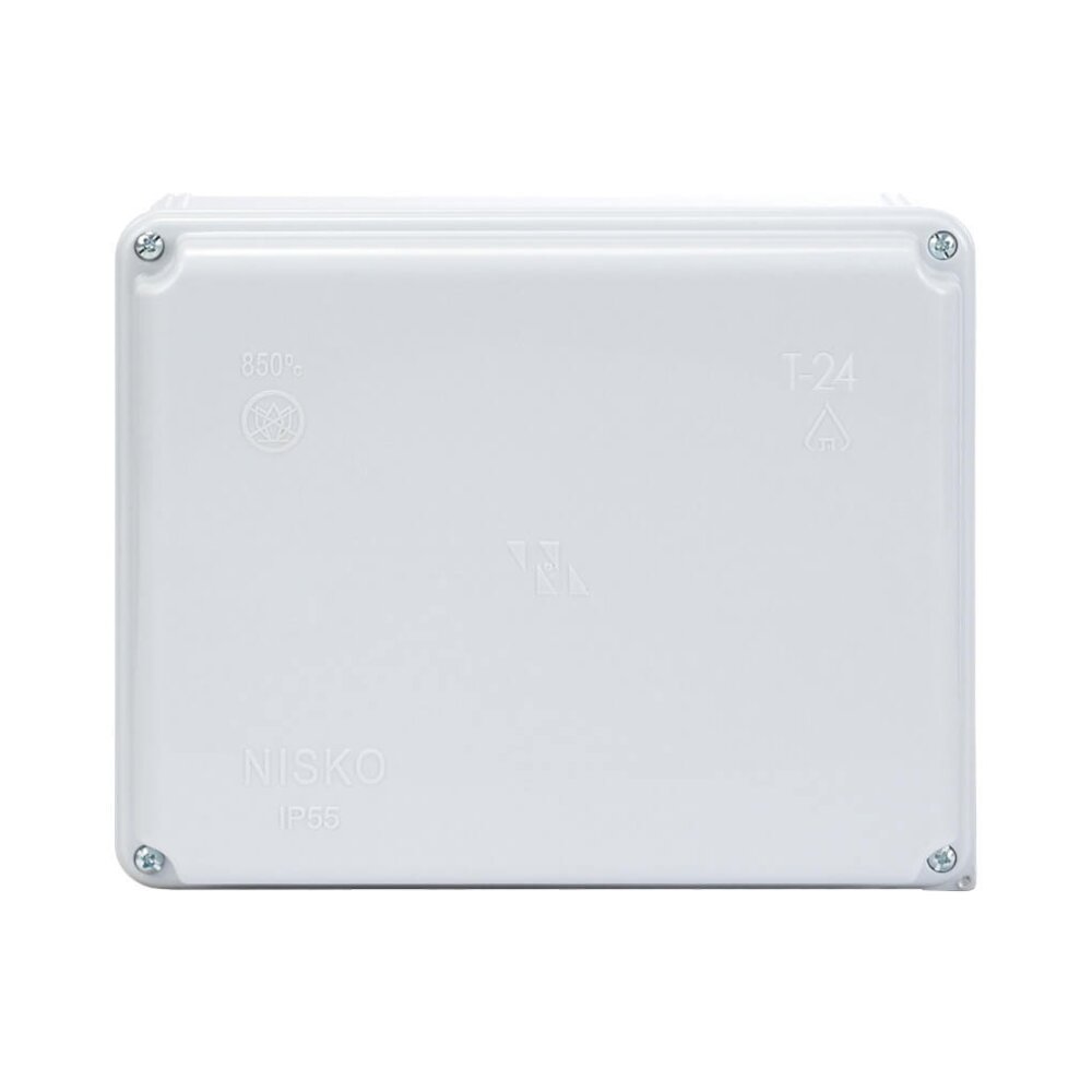 קופסת הסתעפות חלקה T-24 154X114X70 IP55