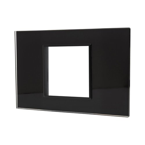מסגרת זכוכית מרחפת שחור מט NISKO SMART SLIM 2M