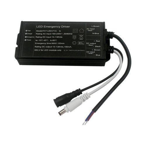 ממיר חירום דו תכליתי שחור 3-40W