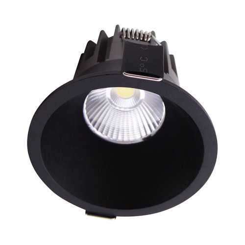 שקוע תקרה שחור ANNA 7W 75mm IP44 3CCT