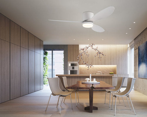 מאוורר תקרה חכם לבן ROME 52'' SMART