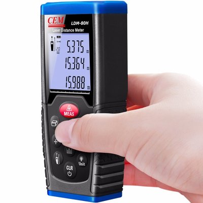 מד מרחק 80 מטר דגם LDM-80H - כלי עבודה - Uriel-Shay