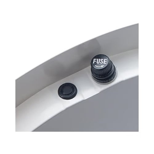 צמוד קיר/תקרה דו תכליתי לבן ICE 18W IP54 אור קר