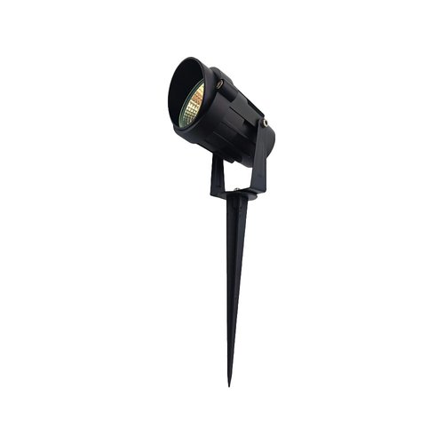 דוקרן שחור לגינה 6W 12-24V AC/DC IP65 אור חם