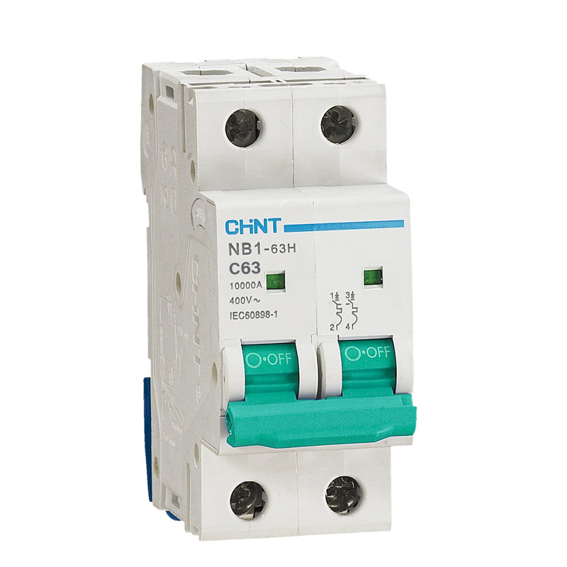 מנתק מעגל ח"א דו-פאזי 10KA C-63A Chint