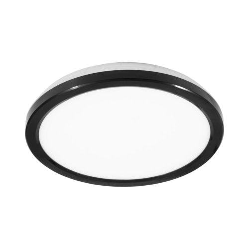 צמוד תקרה שחור TIMEUP 24W 42CM IP54 3CCT