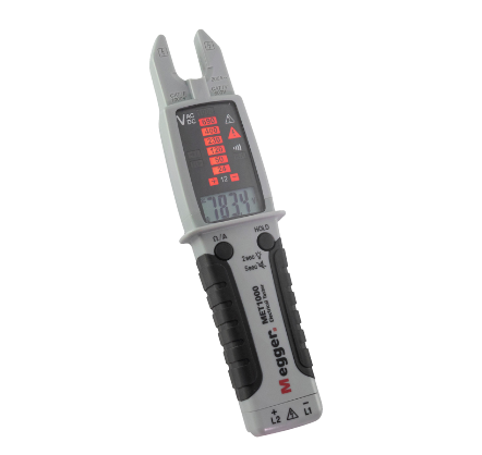 צבת זרם קומבי פתוחה 200A AC/DC TRMS, מדידת מתח 1000V AC/DC TRMS, חיווי לדים וLCD - כלי עבודה - Uriel-Shay