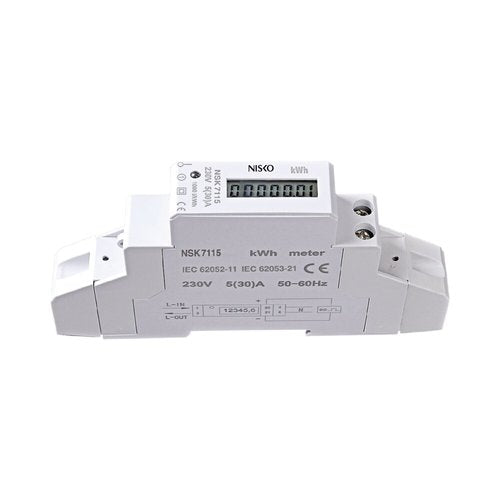 מונה דיגיטלי לפס דין חד פאזי 1 מודול NSK7115-1P 50A