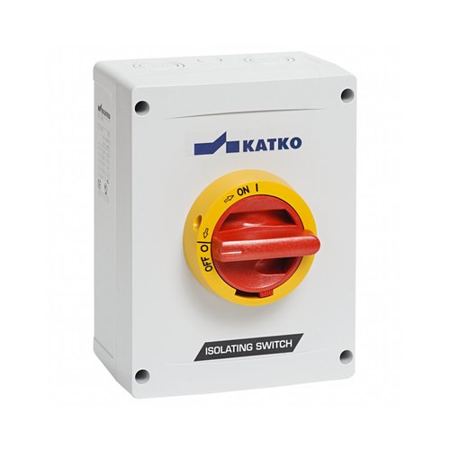 מנתק בעומס 4X80A בקופסת ABS IP65