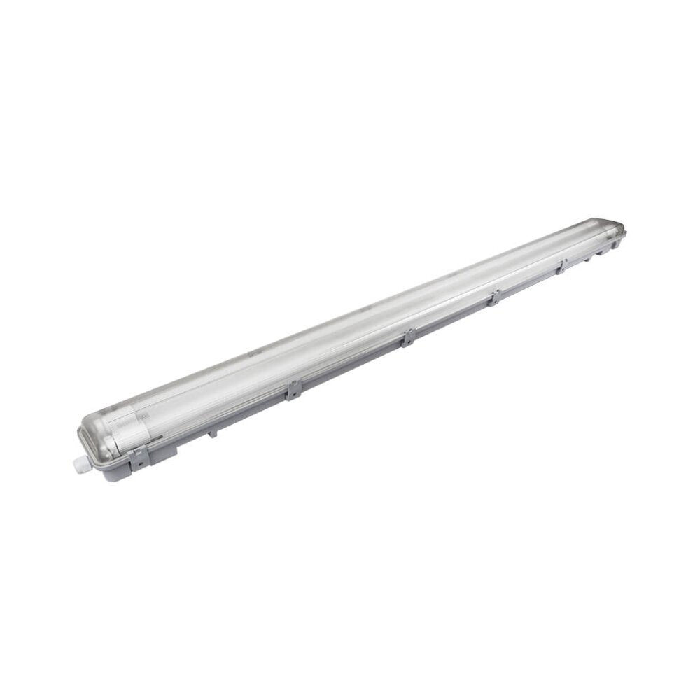 הרמטי לבן לנורות לד 2X26W TUBE אורך 1.2 מטר כולל נורות, הזנה דו צדדית