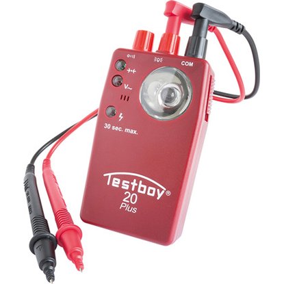 בודק רציפות עם פנס, זמזם ומתח ללא מגע TESTBOY20 PLUS - כלי עבודה - Uriel-Shay