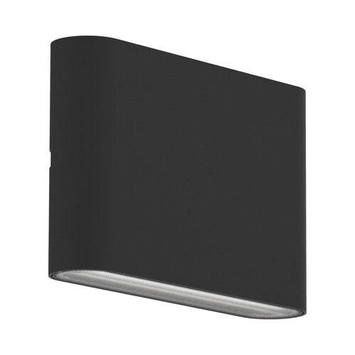צמוד קיר שחור FLAT UP&DOWN 6W IP65 3CCT