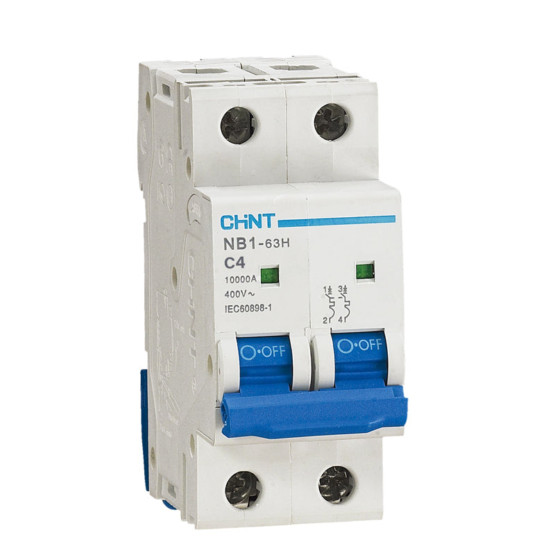 מנתק מעגל ח"א דו-פאזי 10KA C-4A Chint