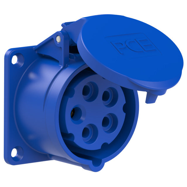 שקע לפנל ישר 230V- IP44-5X16A PCE