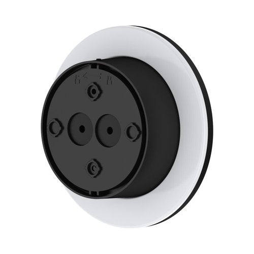 צמוד קיר שחור מט ROUND 8W IP65 3CCT