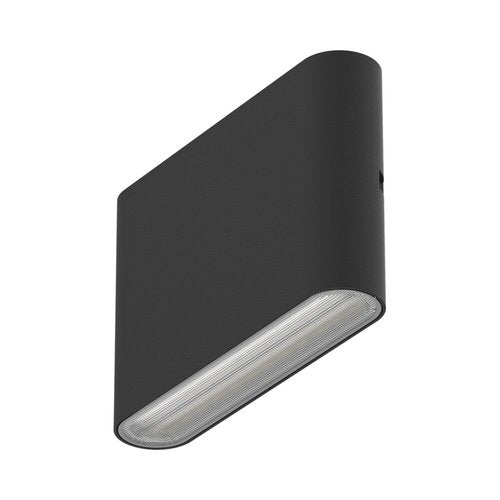 צמוד קיר שחור FLAT UP&DOWN 10W IP65 3CCT