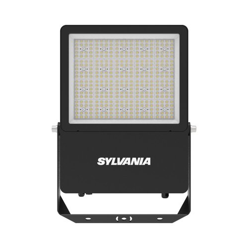 פנס הצפה שחור FLOOD SYLVANIA 200W/830 GN2 145X50° IP66 אור חם