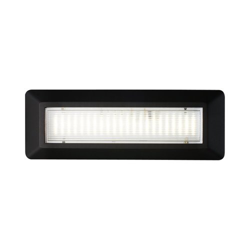 צמוד קיר שחור LOTUS-L 3W IP65 3CCT