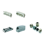 קיט HDC ל 24 מגעים + הארקה כניסה מהצד PG21 16A - אביזרי חשמל ותשתיות - Uriel-Shay
