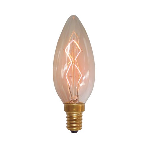 נורת פחם נר 40W E14 תאורת אווירה חמה