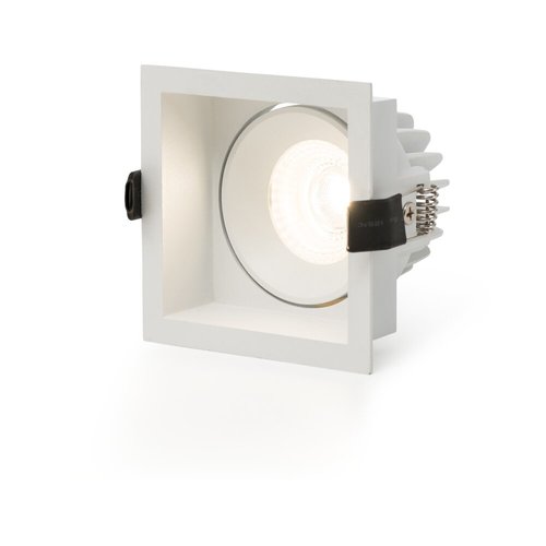 שקוע תקרה מתכוונן לבן PORT 10W אור חם