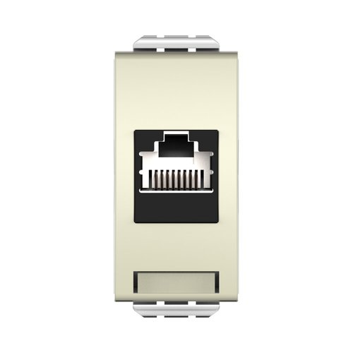 שקע מחשב RJ45 CAT 5E קרם ניסקו סוויץ'