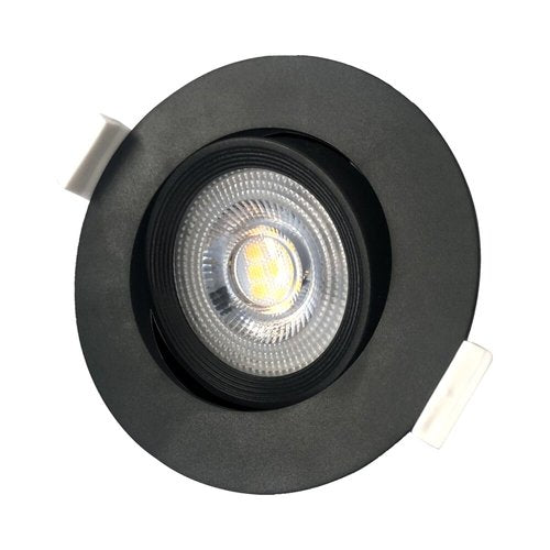 שקוע תקרה שחור LICHI 7W 75mm 3CCT