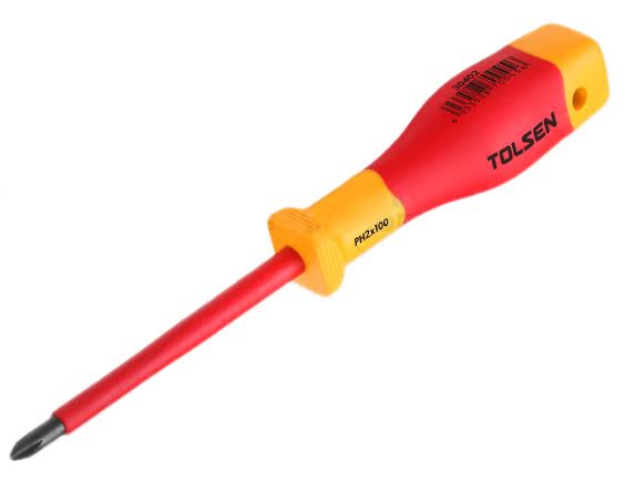 מברג מבודד 1000 וולט PH1X80MM פיליפס - כלי עבודה - Uriel-Shay