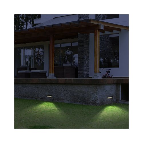שקוע חומה לבן WALL SMALL-V 6W IP65 אור חם