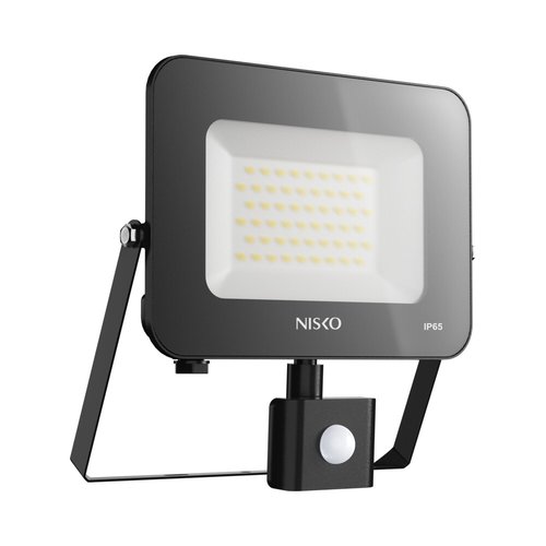 הצפה שחור EAGLE 50W IP65 אור חם עם חיישן