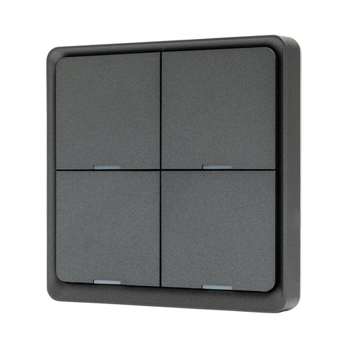 מתג הדבקה חכם - 12 תרחישים אפור ZIGBEE