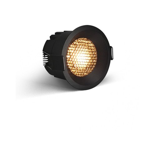שקוע תקרה שחור HONEY 7W 60mm אור חם