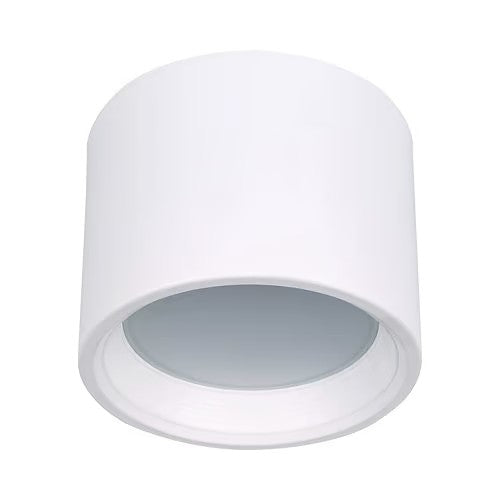 צמוד תקרה צילינדר לבן חלבי LIA 15W IP44 אור חם