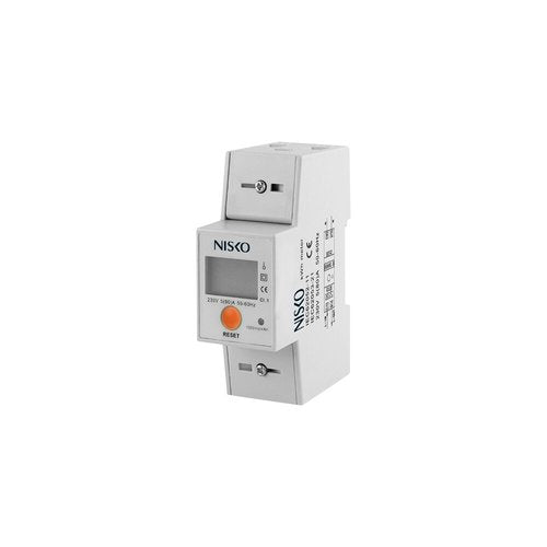 מונה דיגיטלי לפס דין חד פאזי 2 מודול עם איפוס NSK7225-1P 80A