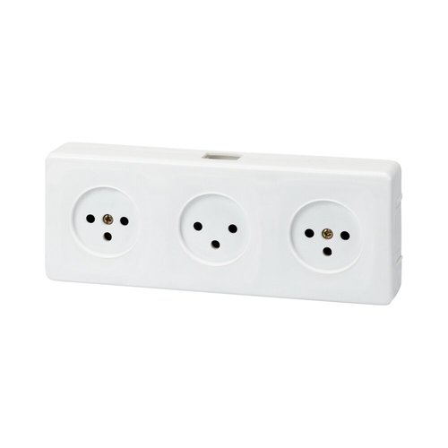 קופסת 3 שקעים מוגנת ילדים SUPER N-3